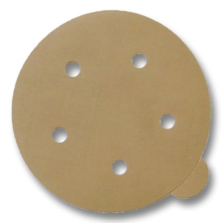 Pasco Sanding Disc 5-in W x 5-in L 80-Grit 5-Hole Disc Tab PSA 100-Pack P6.23-050805DWT